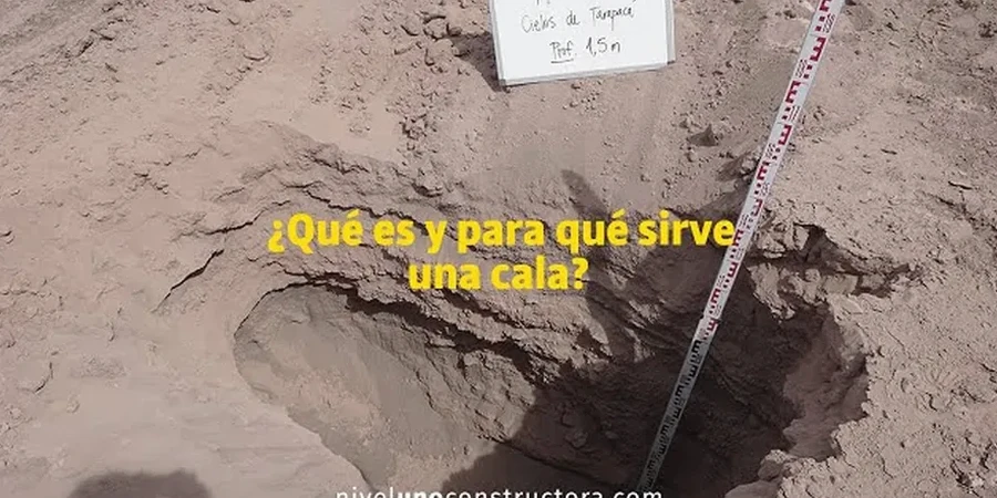 Calicata exploratoria en Copiapó: inspección directa del subsuelo