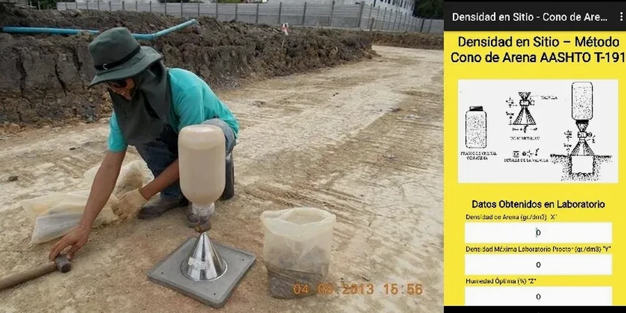 Ensayos in situ en Copiapo